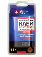 Клей-пластилин эпоксидный холодная сварка HomeMaster для пластика бежевый 55 гр MasterTeks