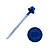 Саморез кровельный Daxmer 4,8*70 ярко-синий RAL 5005 сверло №1