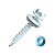 Саморез кровельный Daxmer 4,8*35 цинк сверло №1