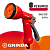 Пистолет поливочный 8 режимов пластиковый  курок сзади GRINDA