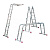 Лестница алюминиевая трансформер  (4х6) 6,5м