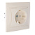 Розетка СУ 1 мест. 16А бел. (керам. осн., земля) TDM Таймыр
