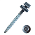 Саморез кровельный Daxmer 4,8*50 графит  RAL 7024 сверло №1